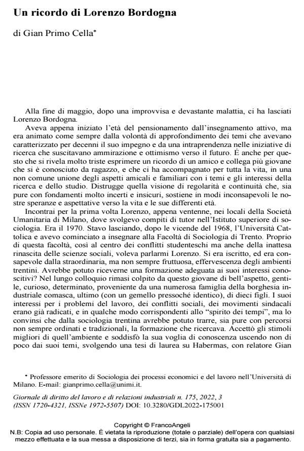 Anteprima articolo