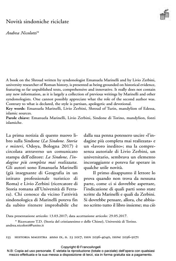 Anteprima articolo