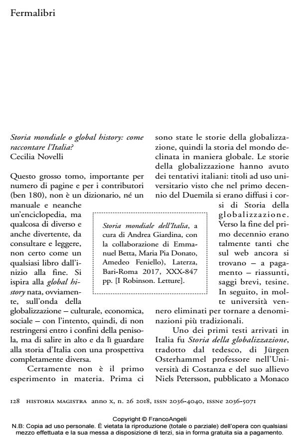 Anteprima articolo