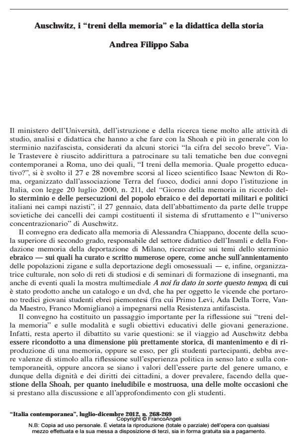 Anteprima articolo