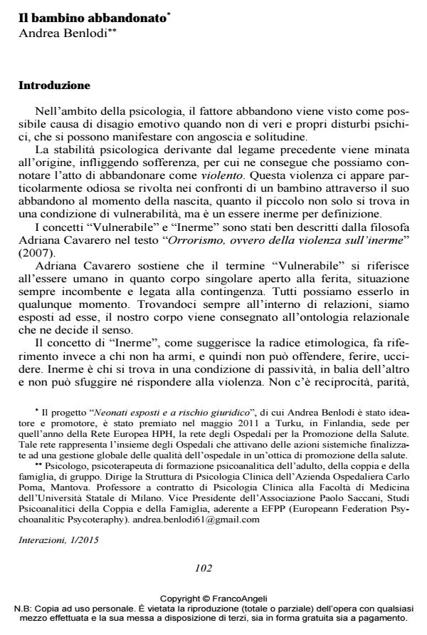 Anteprima articolo