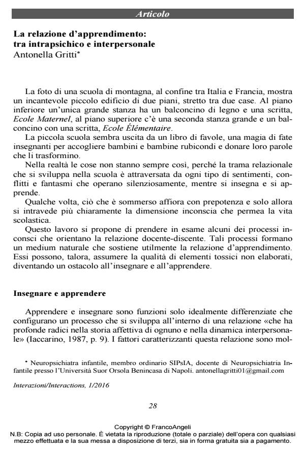 Anteprima articolo