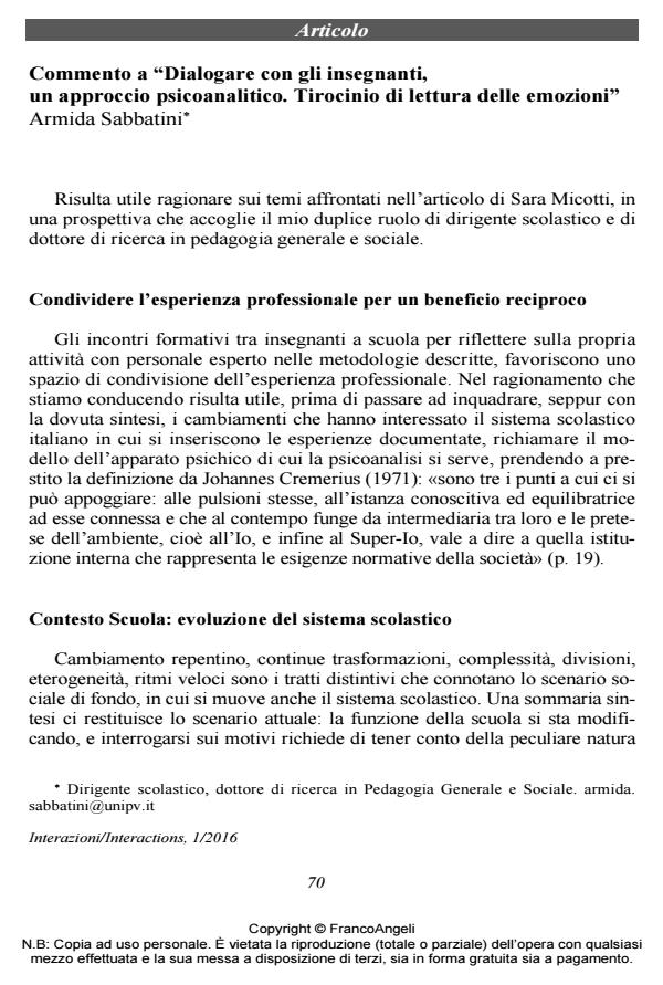 Anteprima articolo