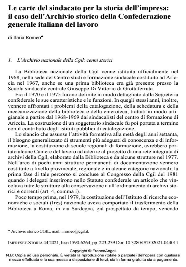 Anteprima articolo