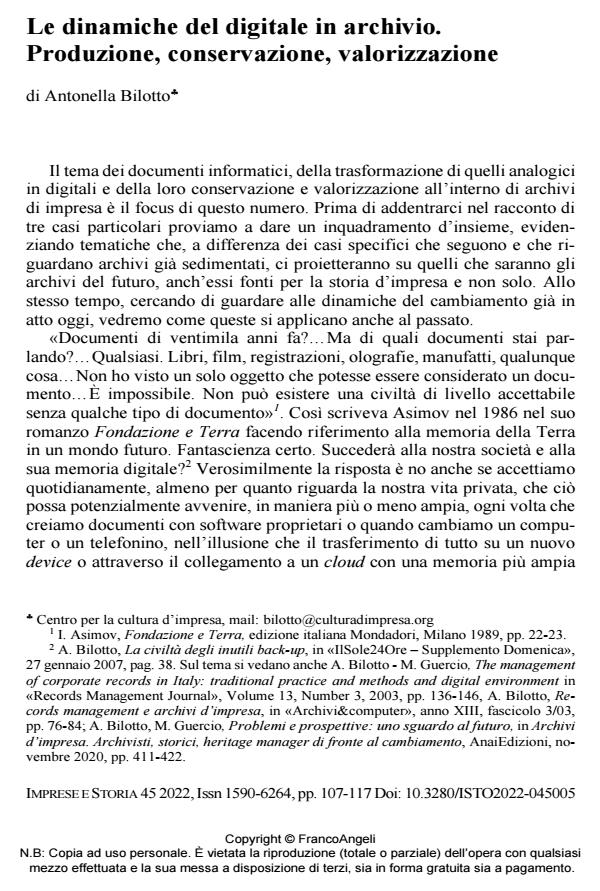 Anteprima articolo