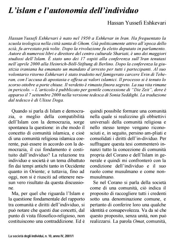 Anteprima articolo