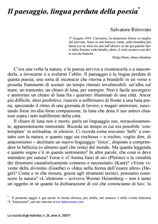 Anteprima articolo