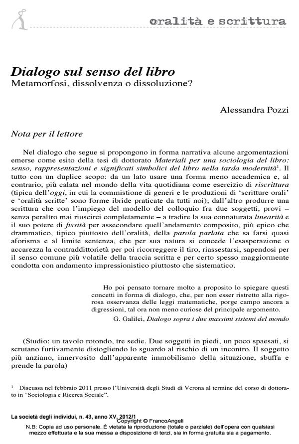 Anteprima articolo