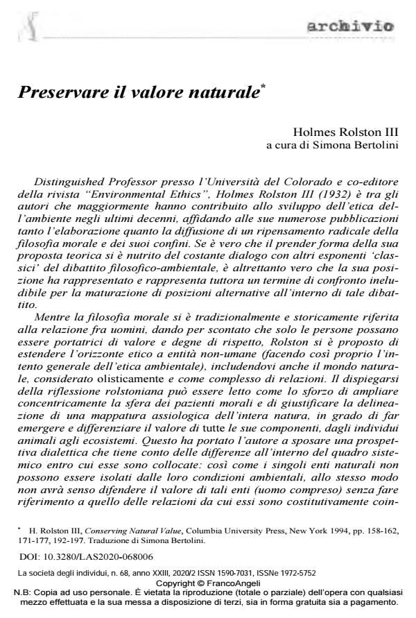 Anteprima articolo