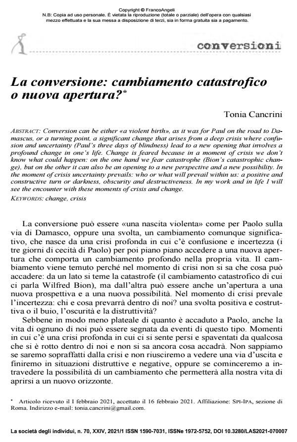 Anteprima articolo