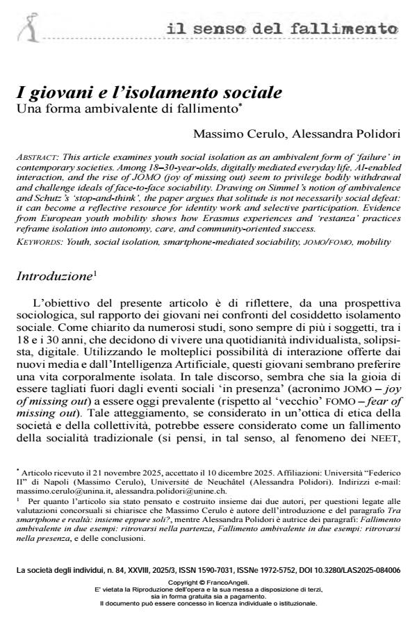 Anteprima articolo