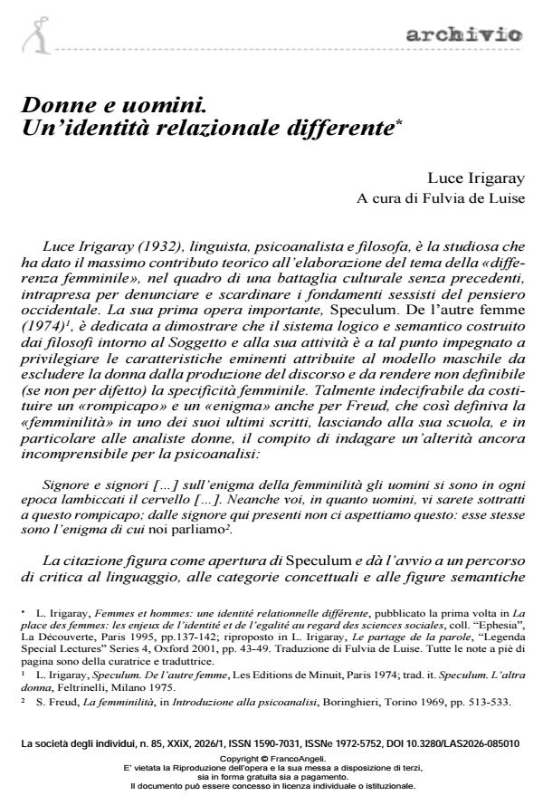 Anteprima articolo