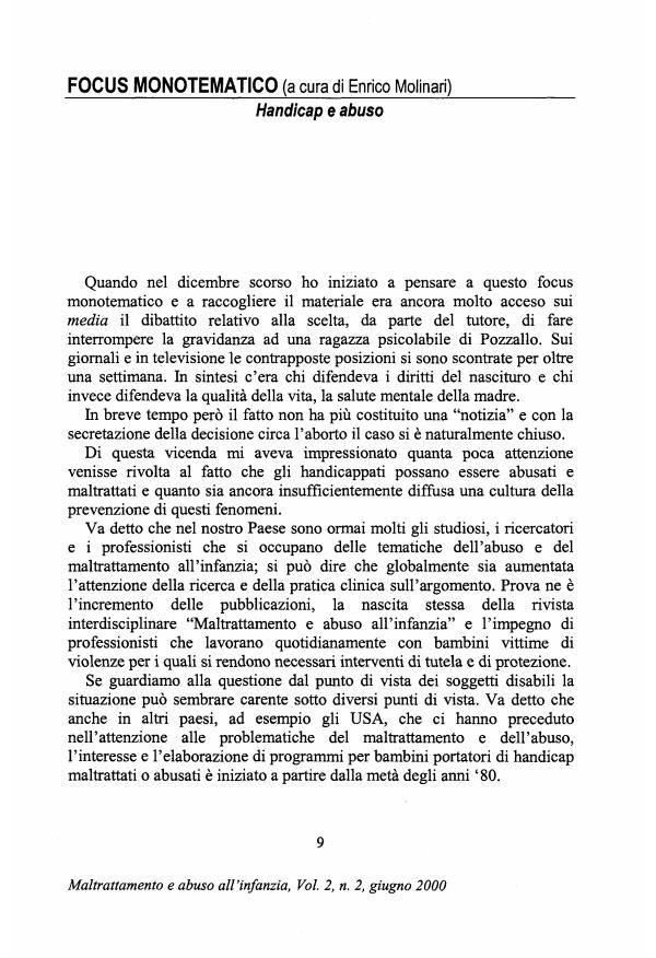 Anteprima articolo