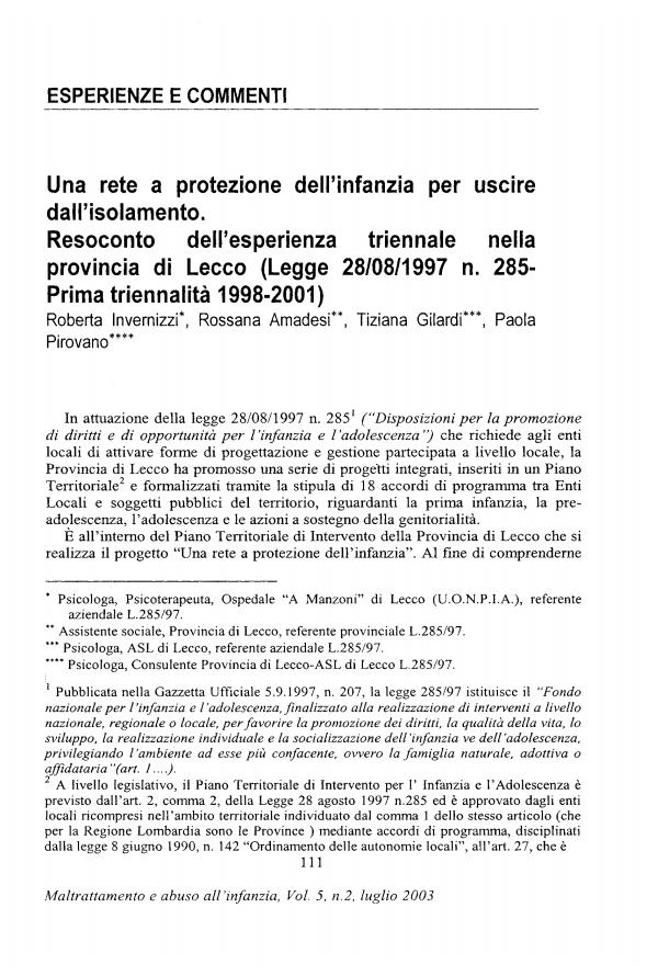 Anteprima articolo