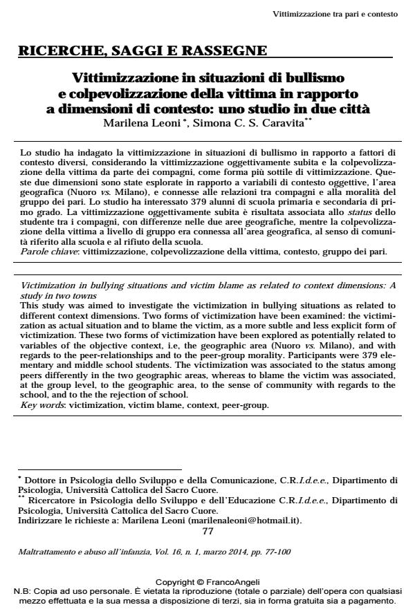 Anteprima articolo