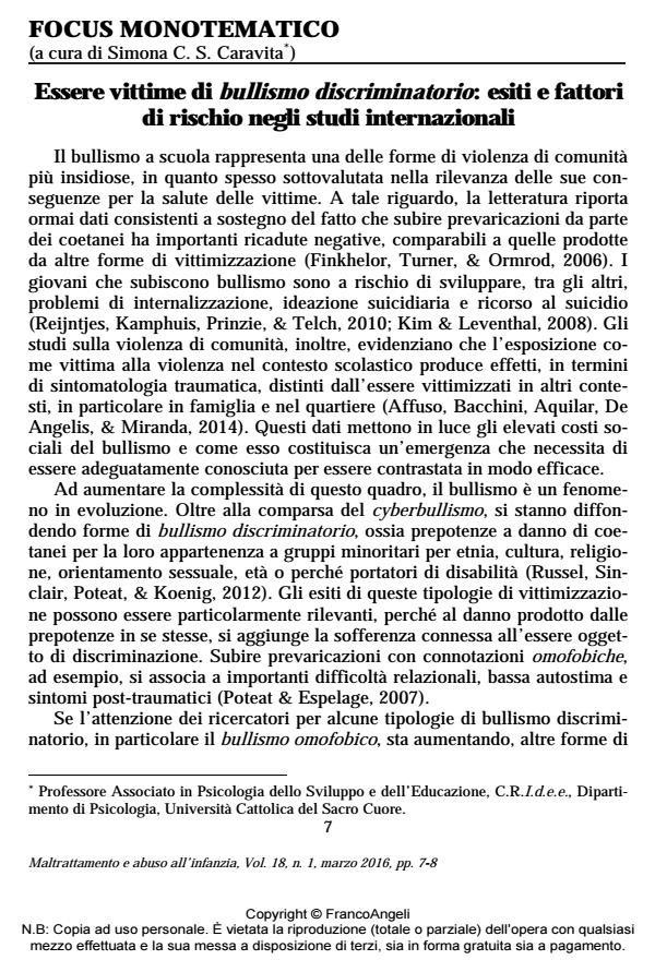 Anteprima articolo