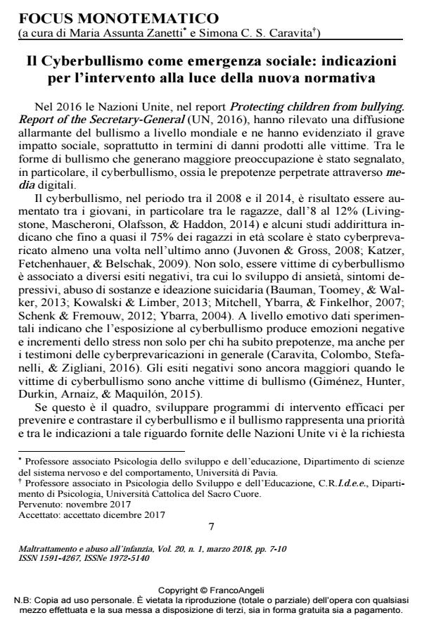 Anteprima articolo