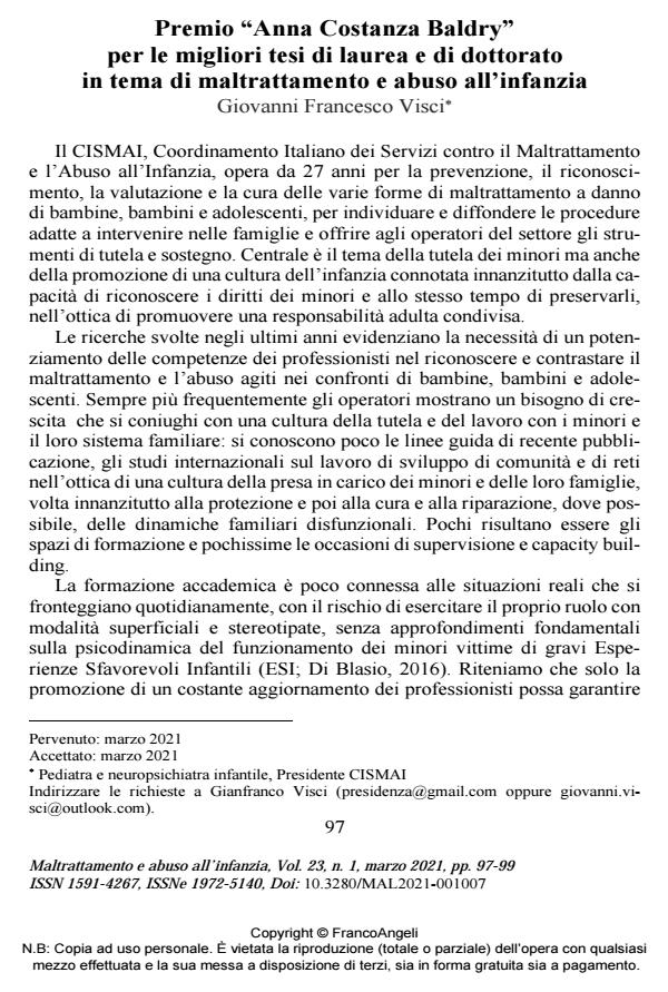 Anteprima articolo