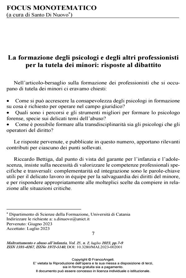 Anteprima articolo