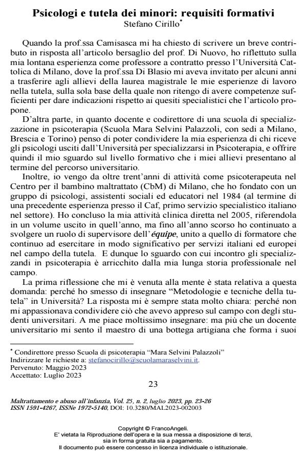 Anteprima articolo