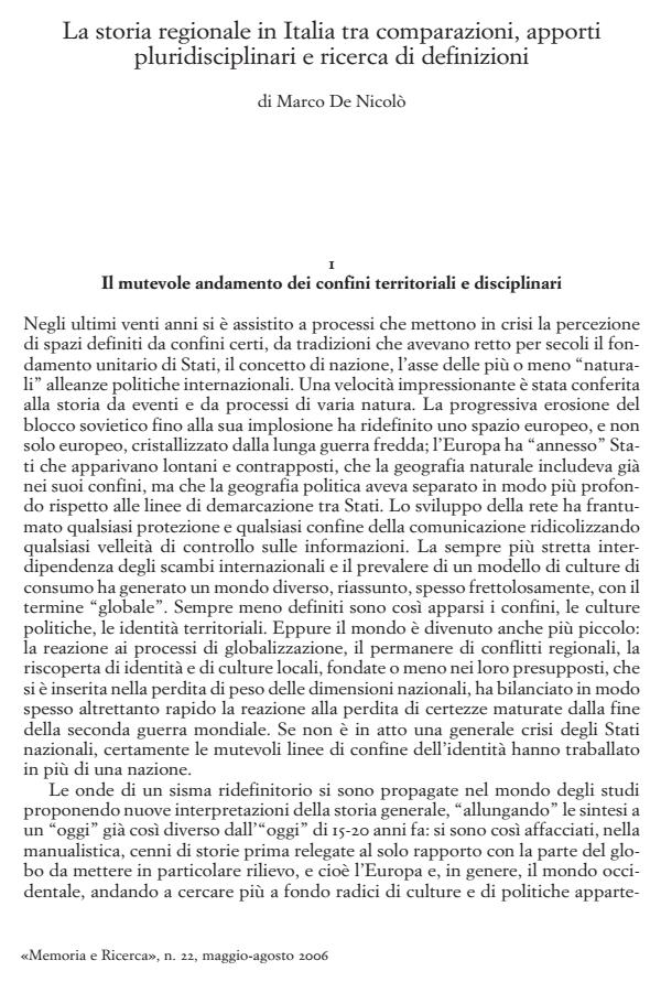 Anteprima articolo