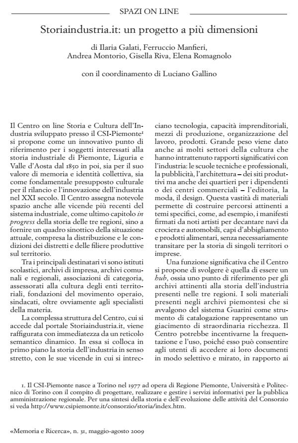 Anteprima articolo