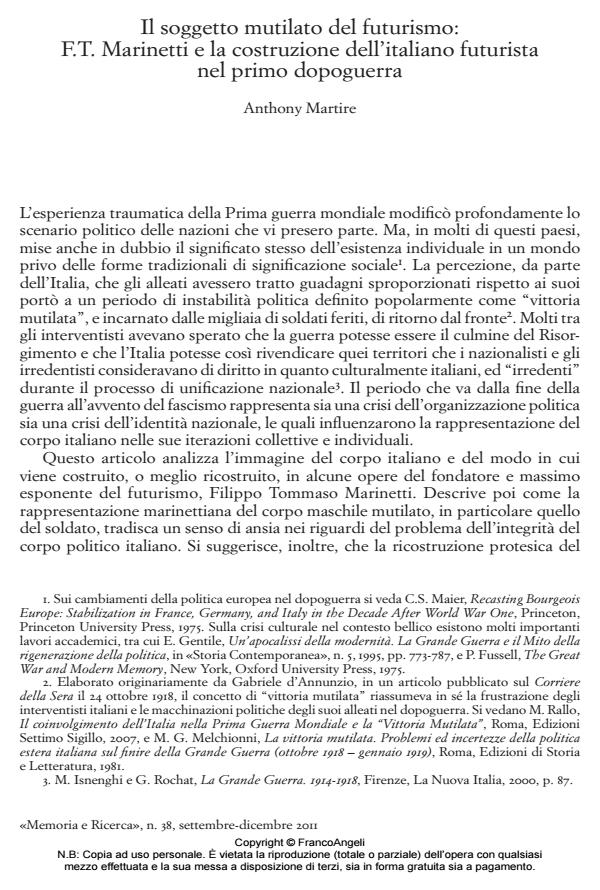 Anteprima articolo