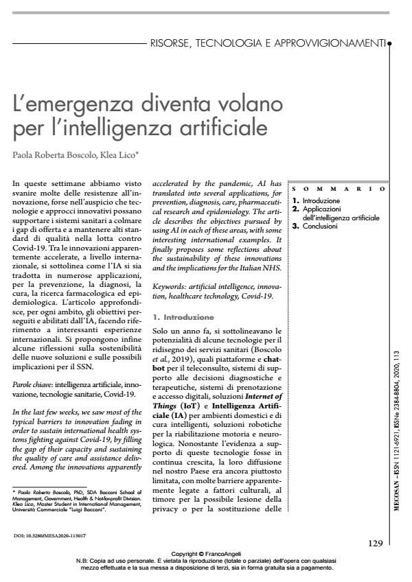 Anteprima articolo