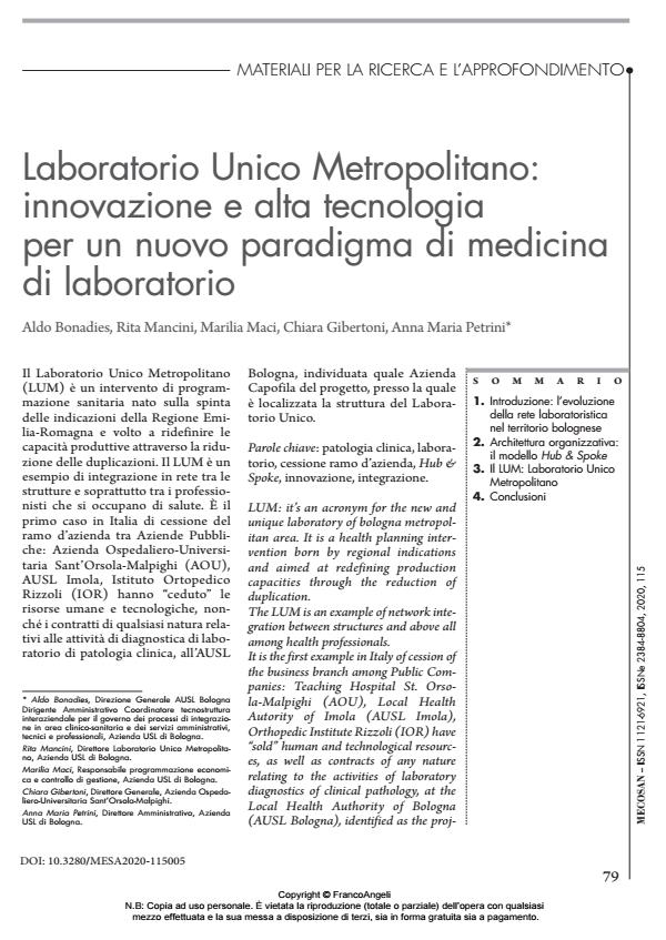 Anteprima articolo