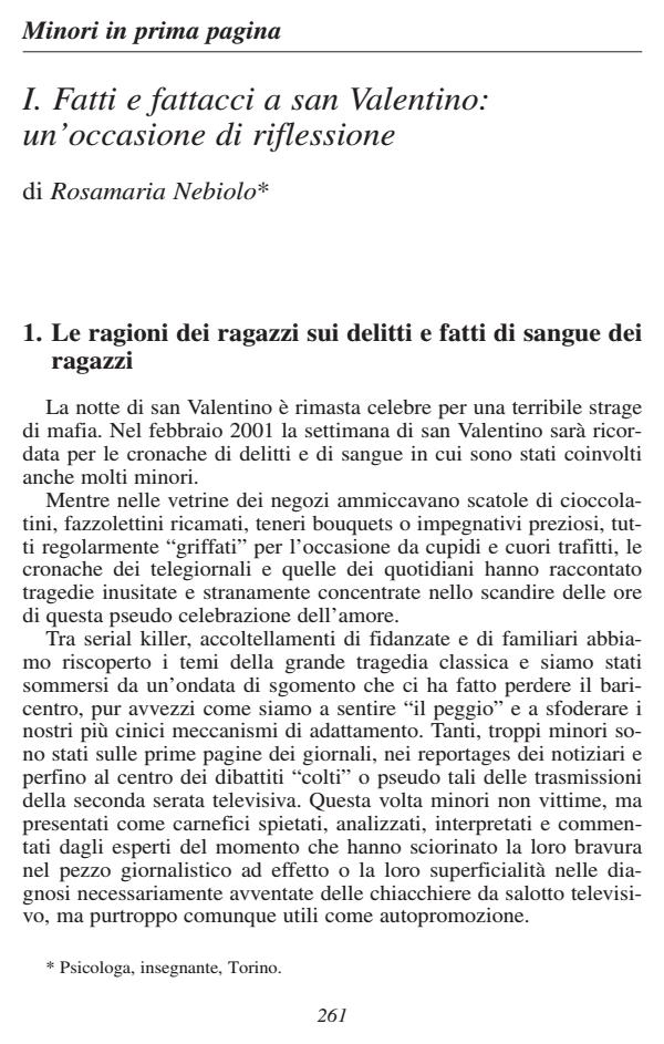 Anteprima articolo