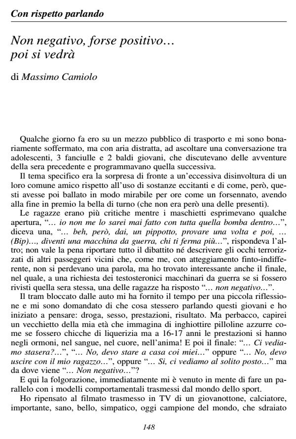 Anteprima articolo