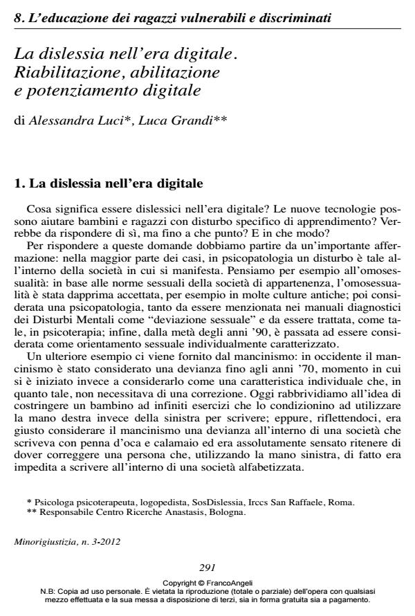 Anteprima articolo