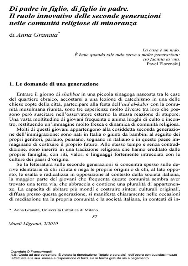 Anteprima articolo