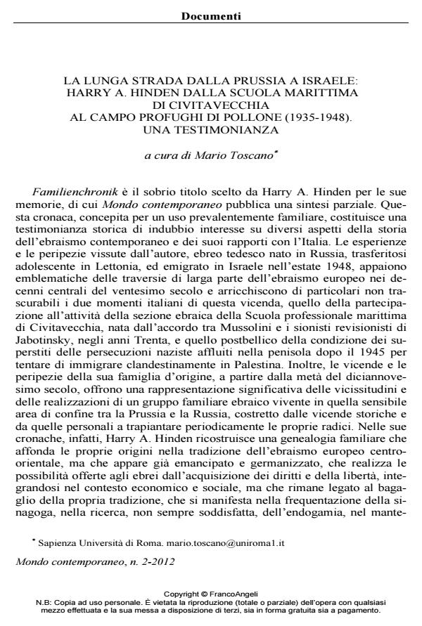 Anteprima articolo