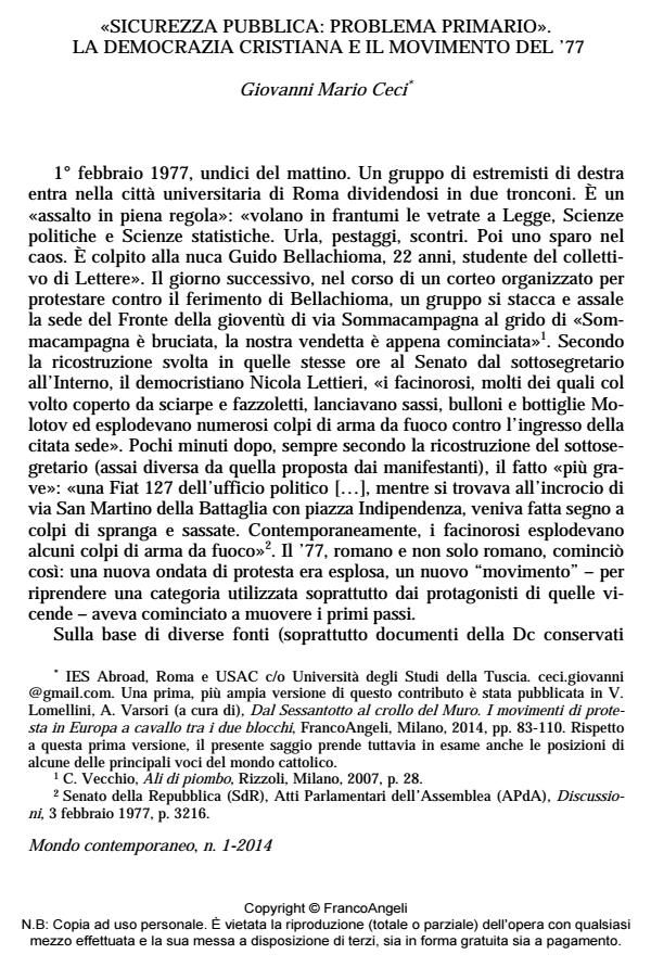 Anteprima articolo