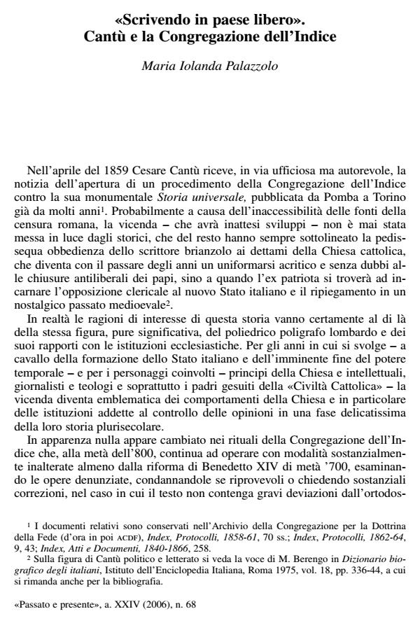 Anteprima articolo