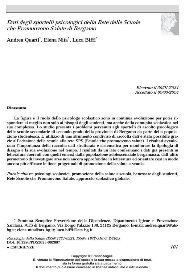 Anteprima articolo