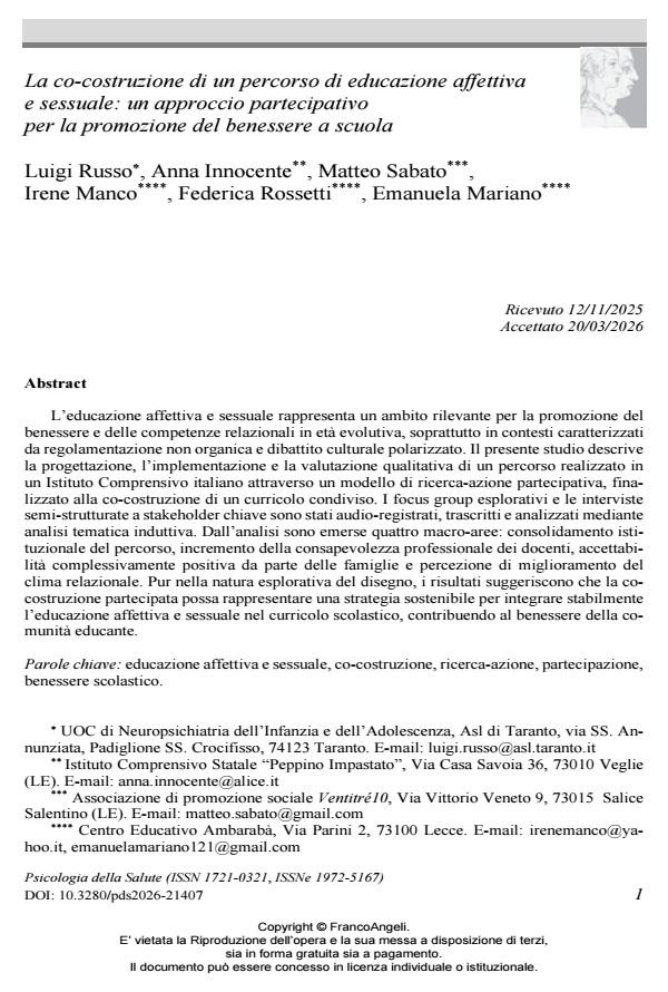 Anteprima articolo