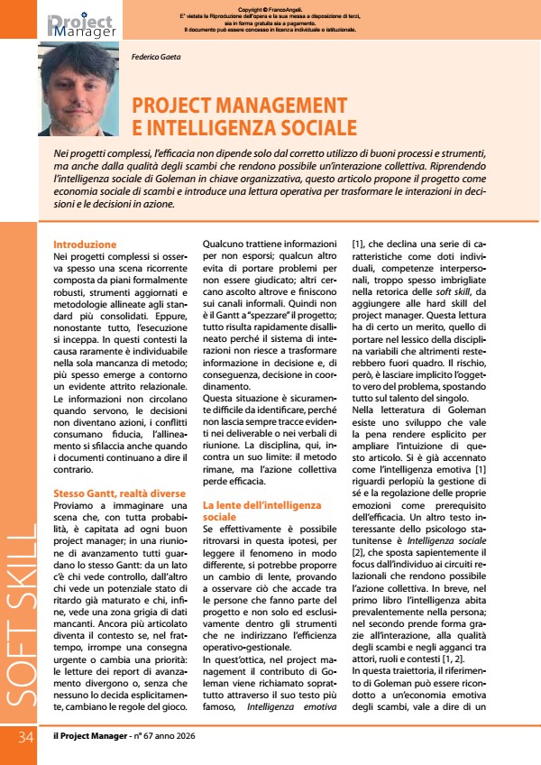 Anteprima articolo