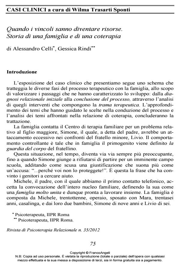 Anteprima articolo