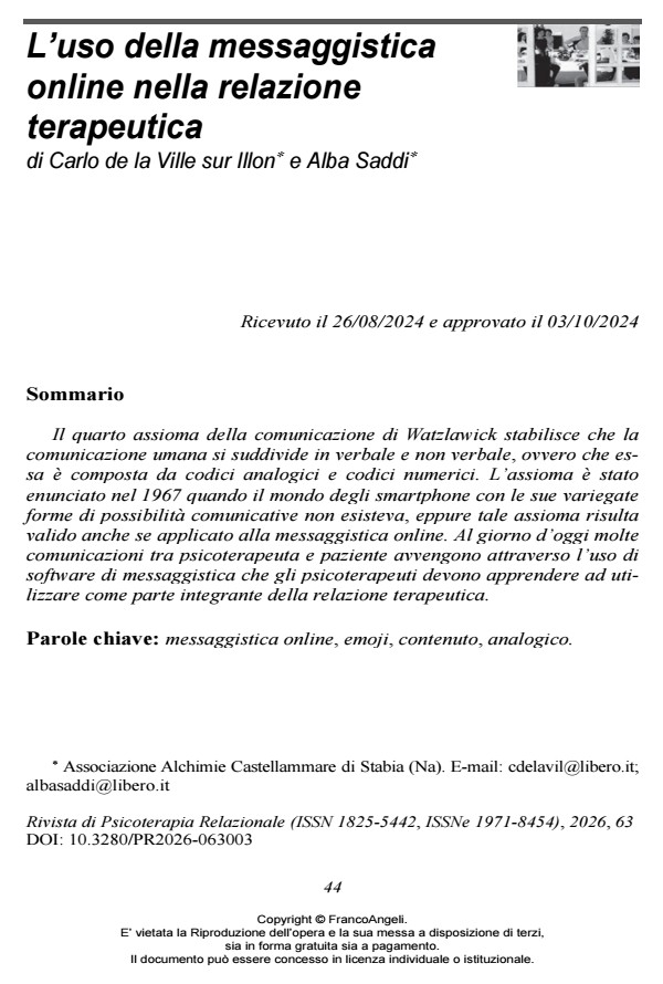 Anteprima articolo