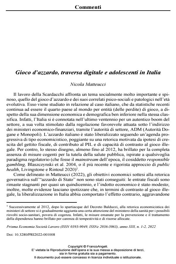 Anteprima articolo