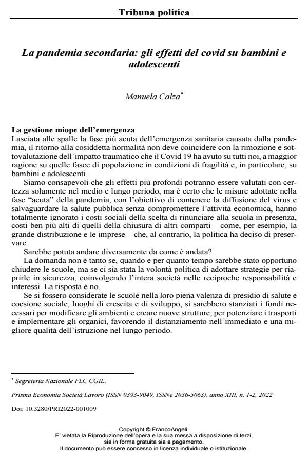 Anteprima articolo