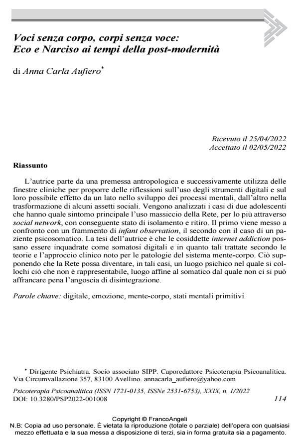 Anteprima articolo