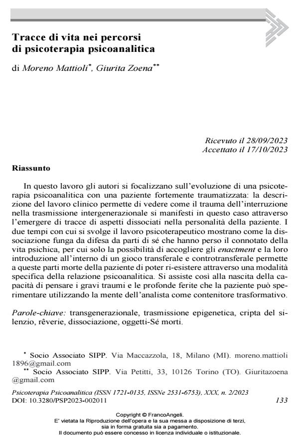 Anteprima articolo