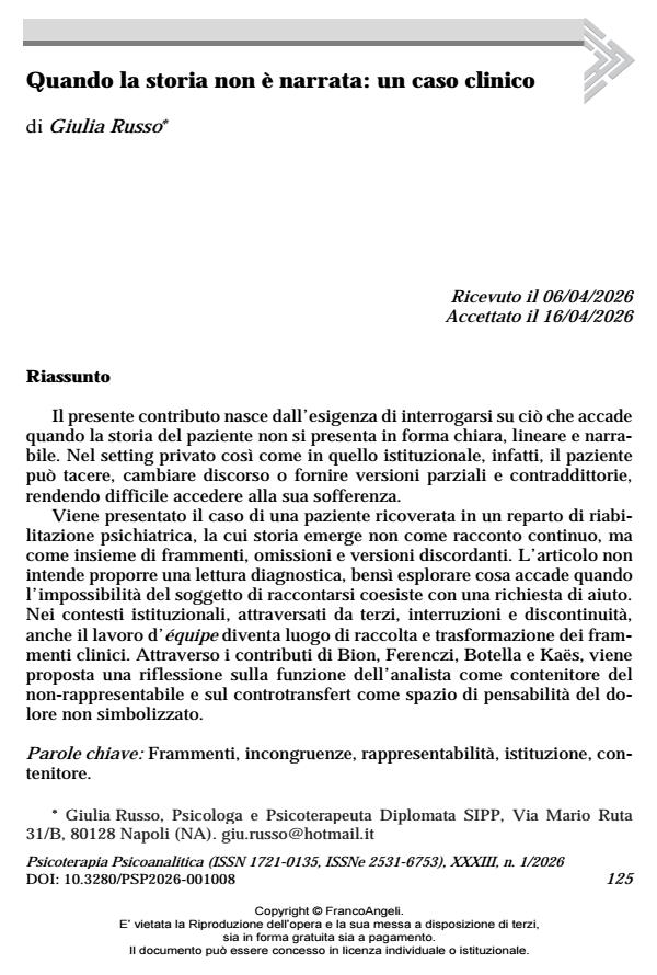 Anteprima articolo