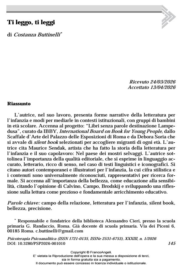 Anteprima articolo