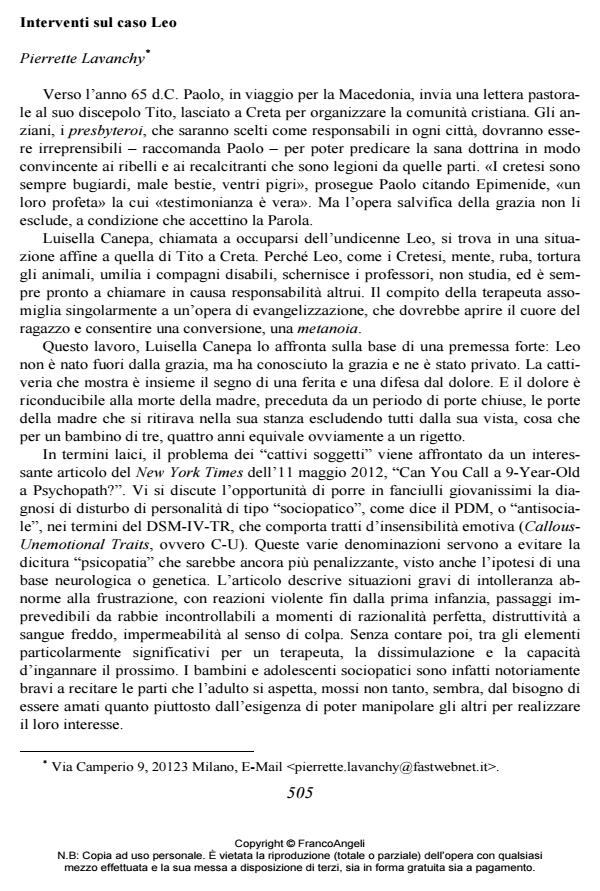 Anteprima articolo