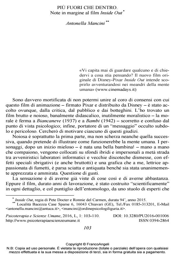 Anteprima articolo