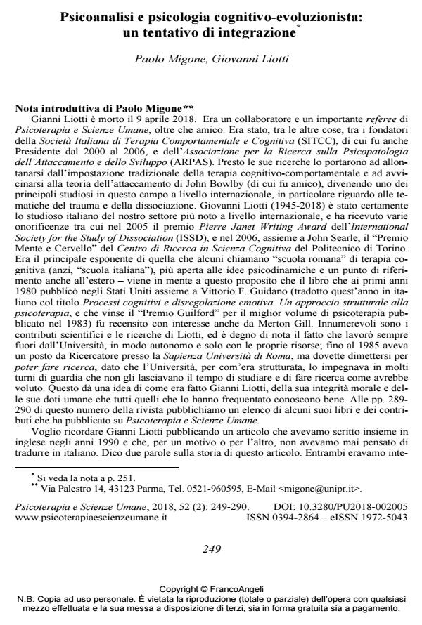 Anteprima articolo